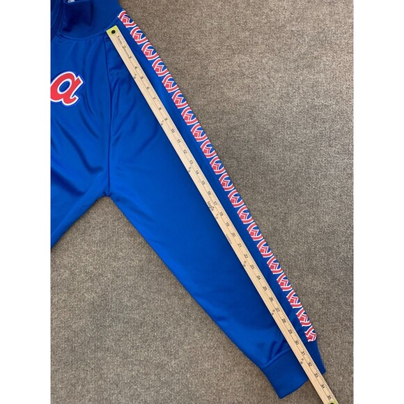 Atlanta Braves Mitchell & Ness Jacket Mens XL Cooperstown Retro MLB Zip Up - Picture 5 of 8